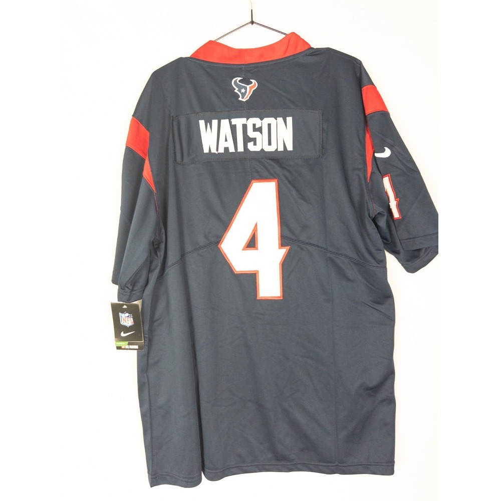 NWT Nike x NFL Houston Texans Jersey #4 Watson Mens M Short Sleeve On Field - Picture 5 of 7